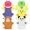 Sibba 6 Pcs Baby Bath Mitt Washcloths Gloves, Gentle Cute