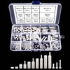 YIXISI 220 PCS M2 Male Female Nylon Hex Spacer Standoff