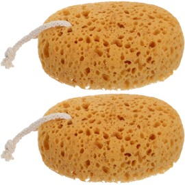 2 Esponjas De Baño Suaves Para Ducha Limpieza Profunda Y Exfoliación Corporal Accesorios De Baño Para Hombres Mujeres Y Niños 6.10 X 3.93 X 1.96 in