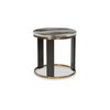 Signature Design by Ashley Jazmore Contemporary Faux Marble End Table