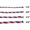 SGT KNOTS Solid Braided Polypropylene Derby Rope – Durable, Weatherproof