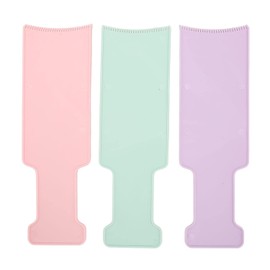 Herramientas para Resaltar el Cabello Tabla de Color de Tinte para el Cabello, 3 Colores Balayage Resaltado Paleta Tinte Lámina para Colorear Juego de Tabla de Balayage Tablero