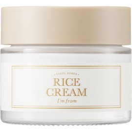 [I'm From] Crema de arroz de 1.6 onzas, 41% esencia de salvado de arroz con ceramida, aspecto brillante, mejora la barrera de humedad de la piel, nutre profundamente, calmante para igualar el tono de la piel, belleza K