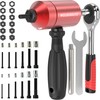 WelderElite Rivet Nut Drill Adapter Kit - Dual Drive Modes: