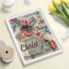 Clendo Christ Diamond Painting Kits for Adults,5D Art 30X40cm,