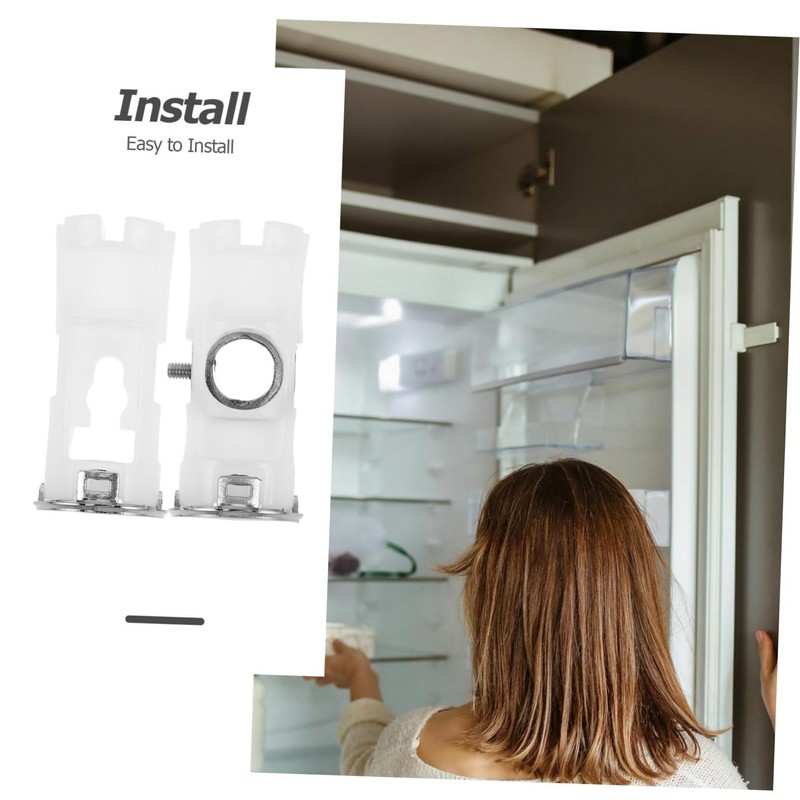 jojofuny Refrigerator Door Handle Support Kit Sturdy Parts Sleek Design
