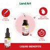 Land Art Certified Organic Vitamin D3 (490 Drops/Servings) - Extra