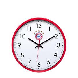 FC Bayern München Logo Wall Clock Red / White