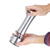Stainless Steel Electric Salt & Pepper Mill Grinder Adjustable Coarseness