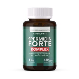 Saint Nutrition idine Capsules - High Dose with 6mg idine per Capsule - Made from Natural Spirulina Algae Powder & Chlorella Extract - Supports Cell Protection, Cell Regeneration & Vitality