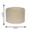 Pair of - Modern Natural Fabric Cylinder Ceiling Pendant Lampshade/Table