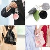 Pack of 4 Pompoms Key Chain, Fluffy Pompom Bag Pendant,