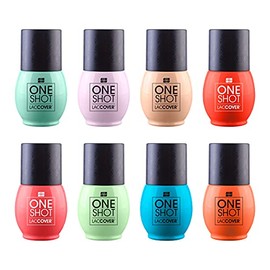 ONE SHOT LACCOVER - Gel Polish Semipermanente Para Uñas TROPICALIA COLLECTION, 8 Tonos Distintos de 12 fl Oz.  14 mL. cu.                             