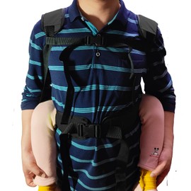 Lightweight Kids Carrier Belt Short Journeys Hiking Back Pack Belt Outdoor Children Lift Sling for Transferring Children to Car,Wheelchair,Vehicle,Bed,Chair (Black)