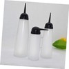 PACKOVE 5Pcs Salon Hair Dye Bottles Refillable Shampoo Container with