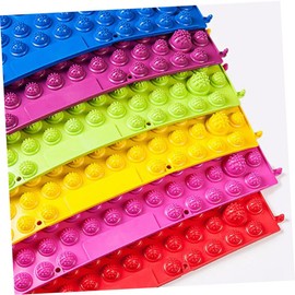 PACKOVE 2pcs Rosy Foot Massage Pad Reflexology Acupressure Mat for Heel Arch Toe Relief and Relaxation for Home Office and Sports