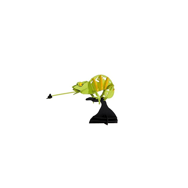 Fridolin 3D Paper Model Chameleon