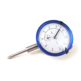 Dial Indicator, SAE, 0.0005 Resolution (Half a Thousandth), 1" Travel, Accuracy 0.001" per 1", Machined Anodized Aluminum Body, Vertical Lug Back, Dial Test Indicator DI-1”