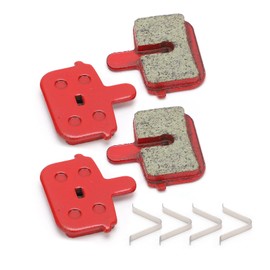 BigKing Bicycle Brake Pads, Bicycle Disc Brake Pads, Pack of 8 Brake Pads, Durable Resin, Semi Metal Brake Replacement for Electric Vehicle, Mountain Bike, Bicycle
