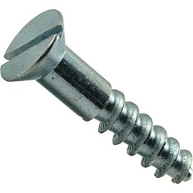 Hard-to-Find Fastener 014973311889 Slotted Flat Wood Screws, 14 x 1-1/4, Piece-30