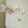 4PCS 3D Ceramic Vase Fridge Magnets, Decorative Ceramic Flower Vase