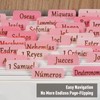 Spanish Bible Tabs for Women, Gold Foiling Pestañas para Biblia
