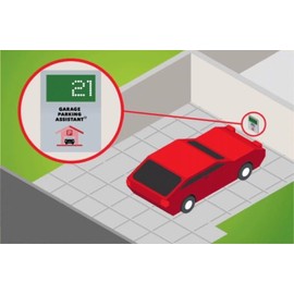 LogicXYZ Garage Parking Assistant with Parking Aid Sensor - New Model - Free 1 Year Replacement Warranty - Parking Stopper for Garage – No Laser Parking