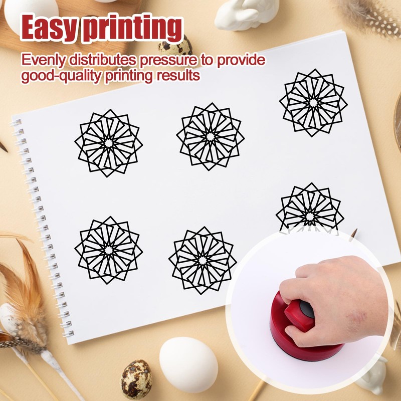 Block Printing Baren, Comfort Grip Handle Baren Printmaking Tool with