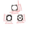 Mxfans Black Pad Air Compressor Valve Plate Replacement Kit Pack