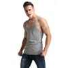 YAKER Gym Tank Top Men Singlet Bodybuilding Stringers Sleeveless Clothes