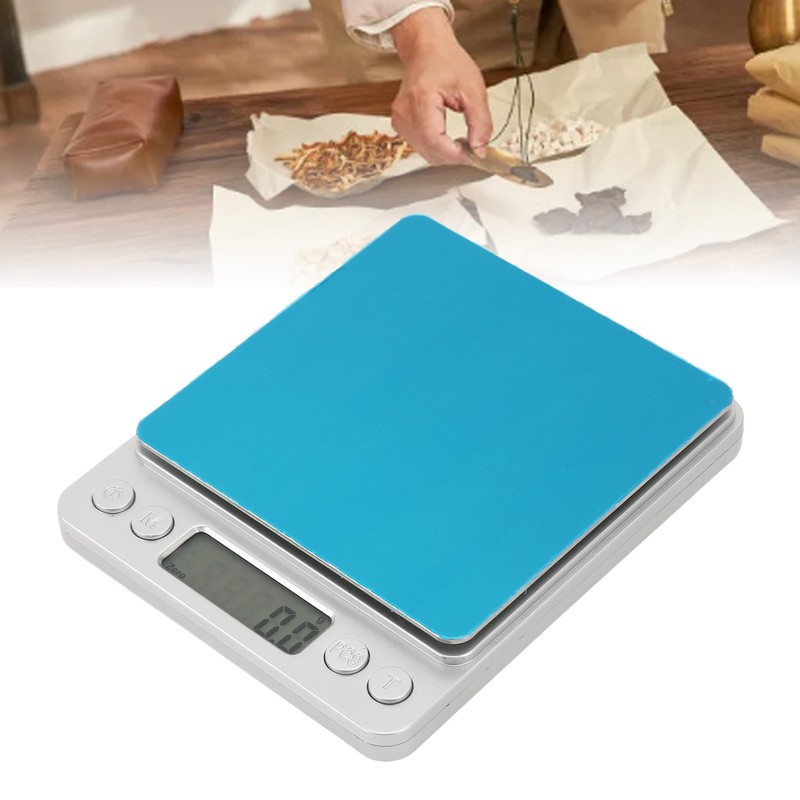 Digital Kitchen Scale Electronic Food Scale 0.1g Accuracy Stainless Steel