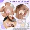 Tioncy 4 Pcs Large Body Powder Puff and Container Extra