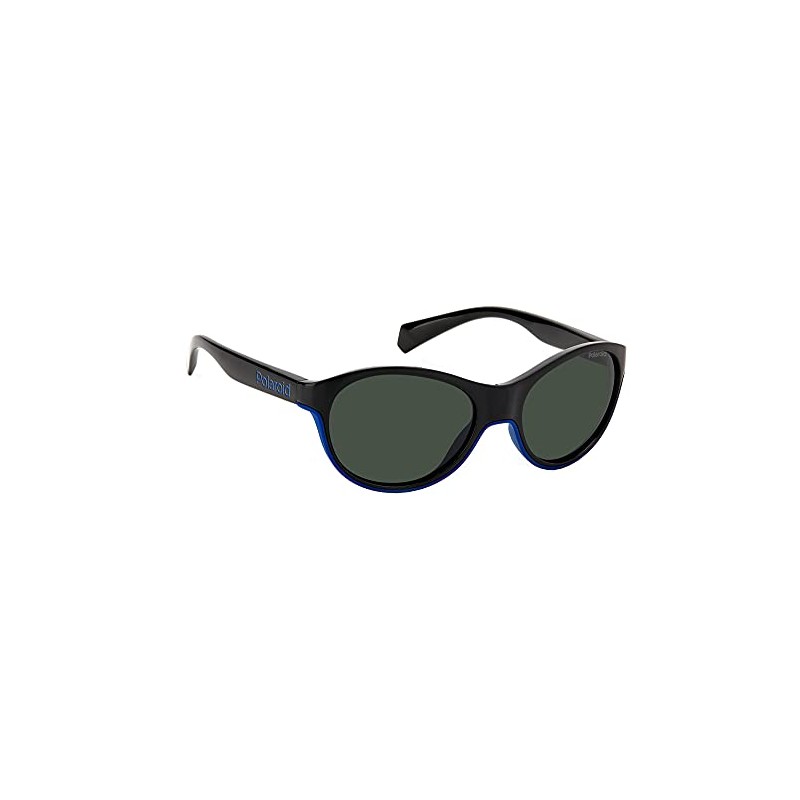 Polaroid Kids Unisex PLD 8042/S Oy4/M9 Black Azure 49 Sunglasses,