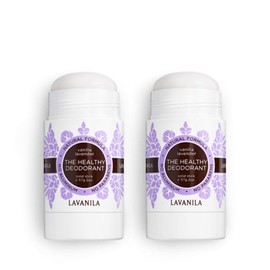 Lavanila - The Healthy Deodorant 2 Pack. Aluminum-Free, Vegan, Clean, and Natural - Vanilla Lavender Set (Pack of 2, 2 oz Deodorants)