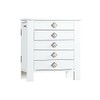 Alveare Home Emma Jewelry Organization Storage Chest, White