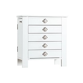 Alveare Home Emma Jewelry Organization Storage Chest, White