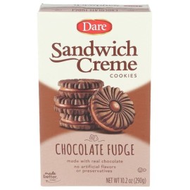 Dare Cookie Fudge Creme 10.2 OZ Pack Of 12