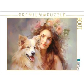 CALVENDO Puzzle Power Animal Dog | 1000 Pieces Size 25" x 19"