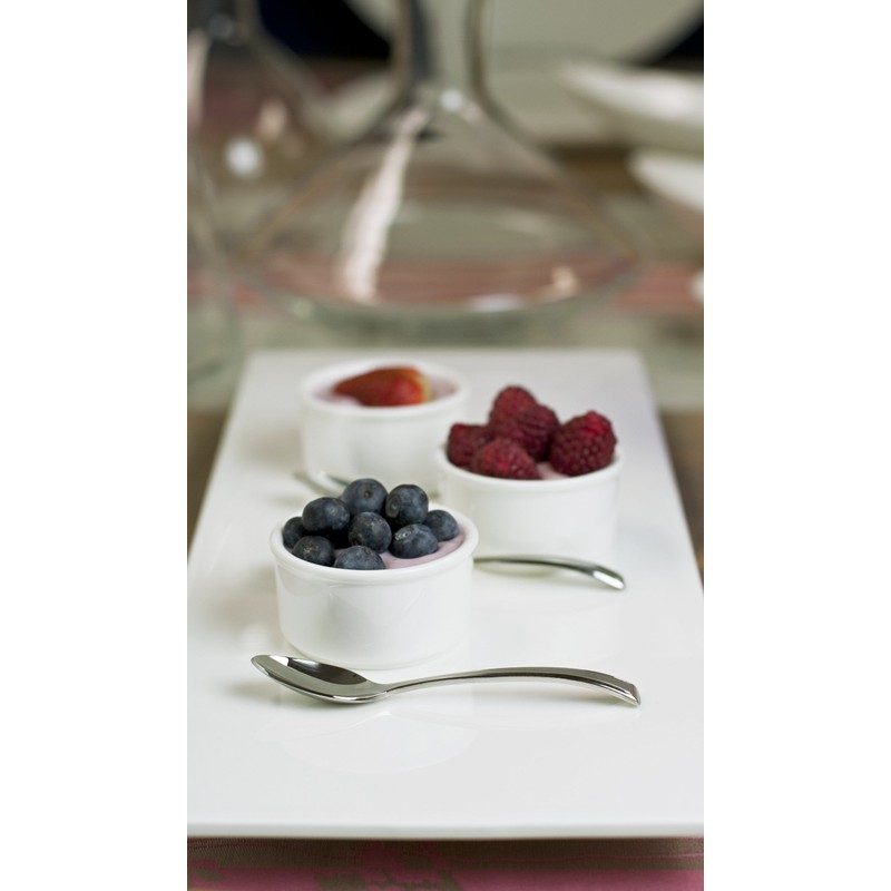 Fortessa Fortaluxe Vitrified China Dinnerware, Accents Ramekin/Butternap, 2.5-Ounce, Set of