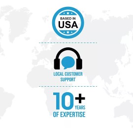 Ceptics USA to Denmark Travel Adapter ETL Certified Industrial Grade 2 Pack