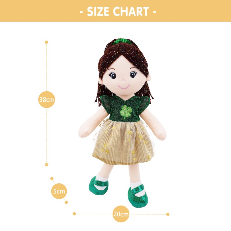 Lullaberry 35cm Clover Sophie - Saint Patrick's Day Soft Plush