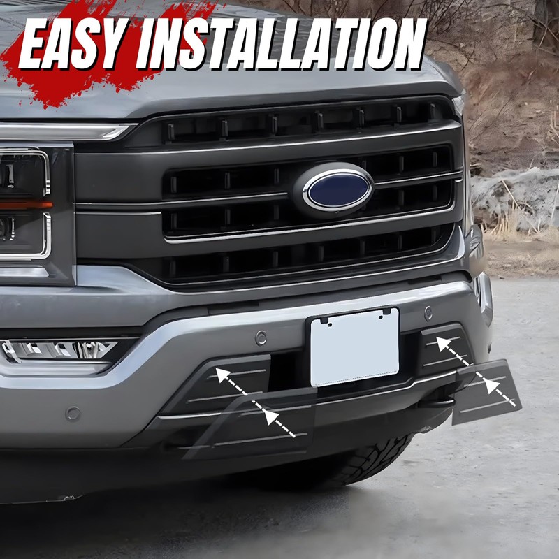 A & UTV PRO Front Bumper Guards Pads for Ford