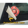 Fireman IAFF Decal - Firefighter Maltese Cross Sticker AFLCIO