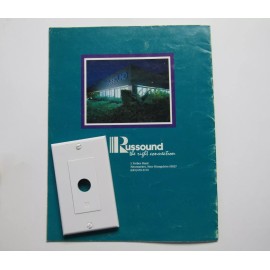 Russound White Wall Plate for Impedance Matching Volume ALT, LPT, XLT