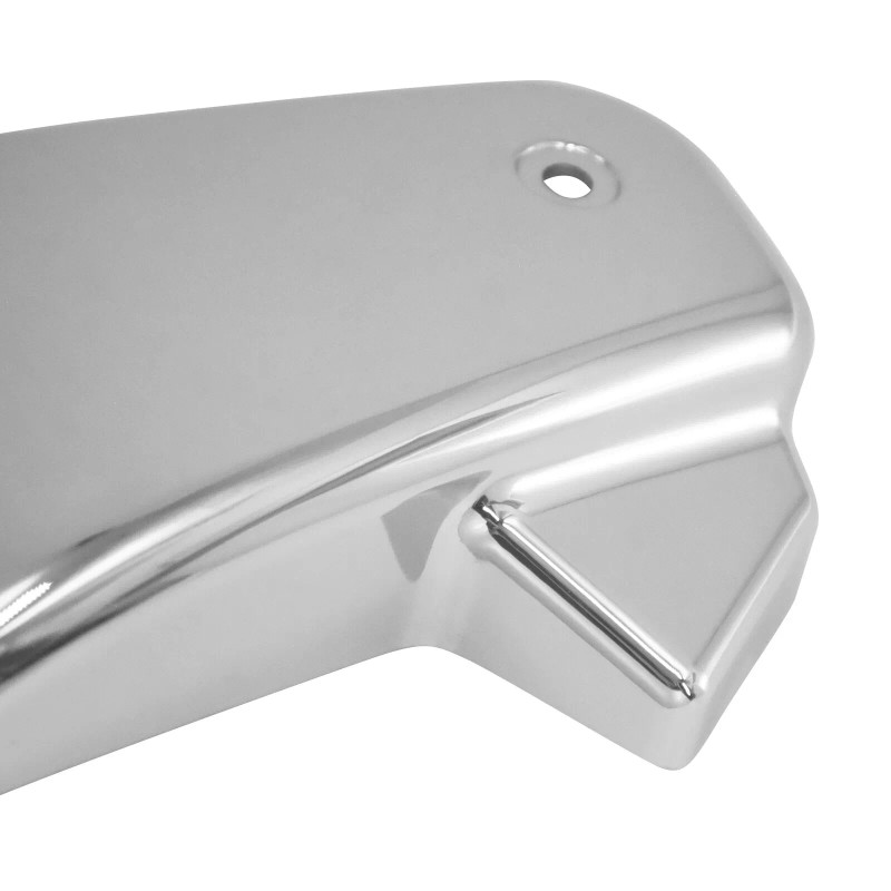 HDBUBALUS 2x Chrome Battery Fairing Side Cover Fits For Harley