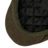 Lipodo Men's Flatcap with Checked Pattern, Lined Wool, Size 49