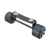Lacor R69400R Outdoor Gas Heater Iron Wheels, Black