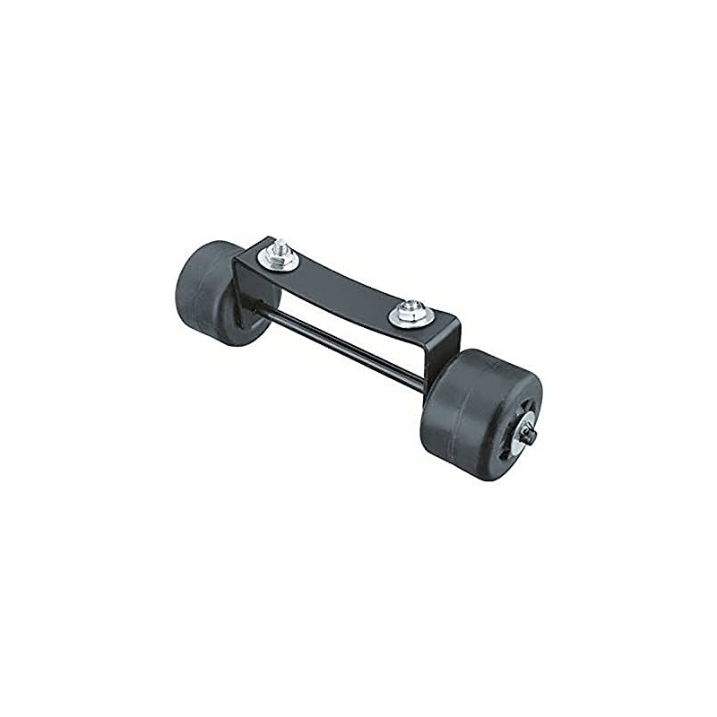 Lacor R69400R Outdoor Gas Heater Iron Wheels, Black