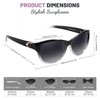 LVIOE Polarized Sunglasses for Women, Classic Fashion Sunglasses Anti Glare