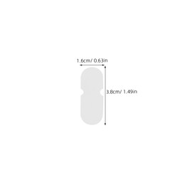 Ipetboom 48pcs Elf Ear Stickers Fairy Ear Stickers Correction Stickers Ear Nail Patch Cosmetic Ear Corrector Ear Corrector Tape Ear Support Stickers Transparent Silica Gel